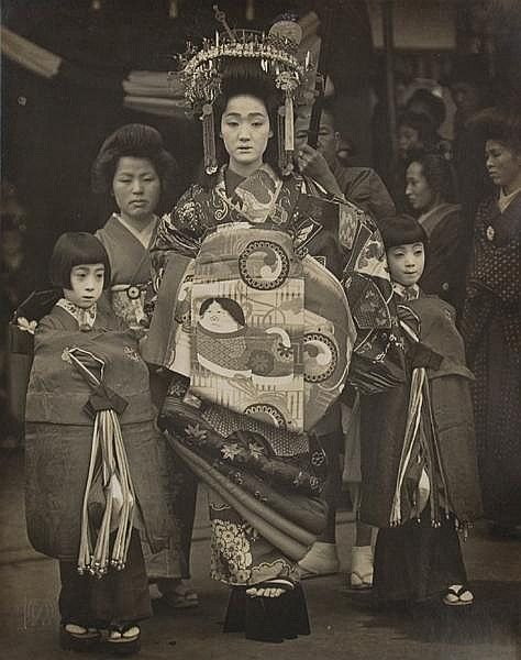 fashion of Oiran Edo courtisans