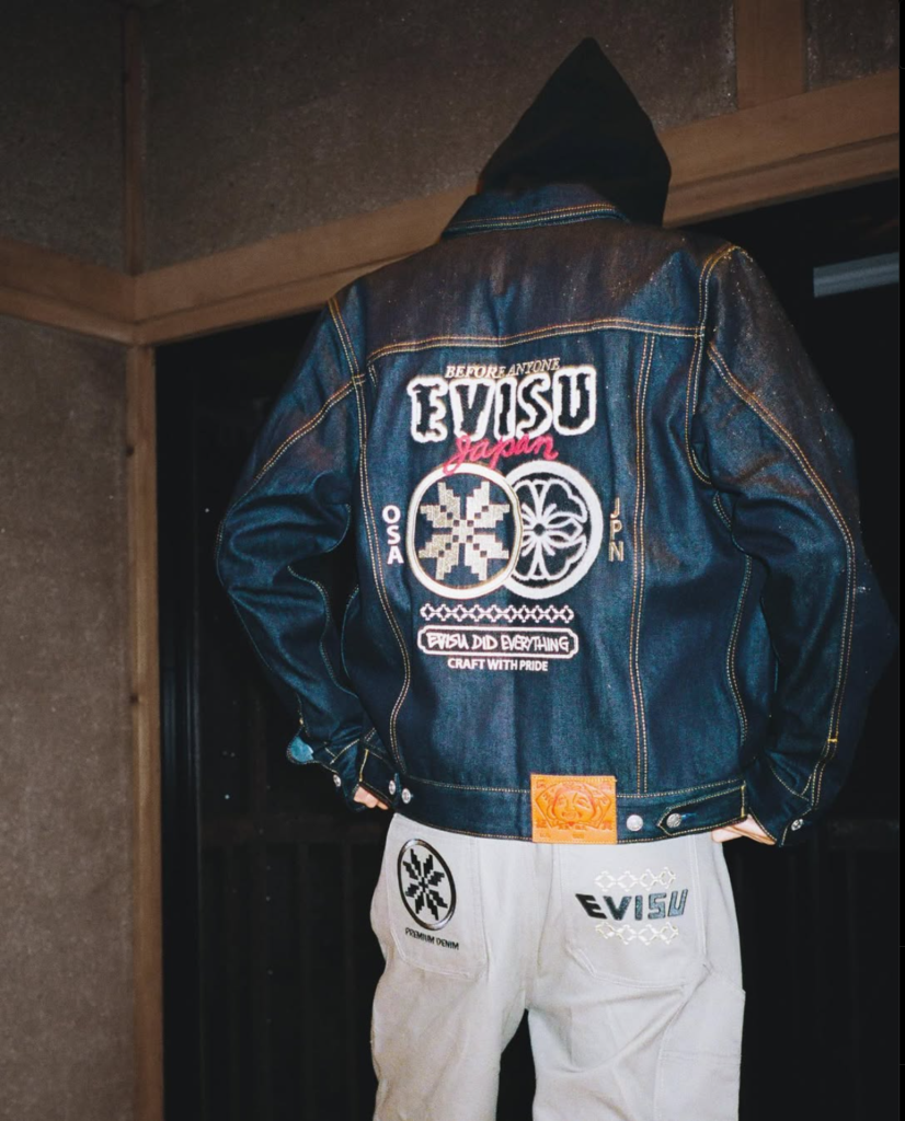 Japanese rockabilly fashion, Evisu Japanese denim