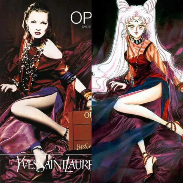 Sailor moon and high fashion, Wicked Lady and Yves Saint Laurent