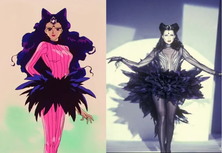 Sailor moon and high fashion, Koan in Mugler