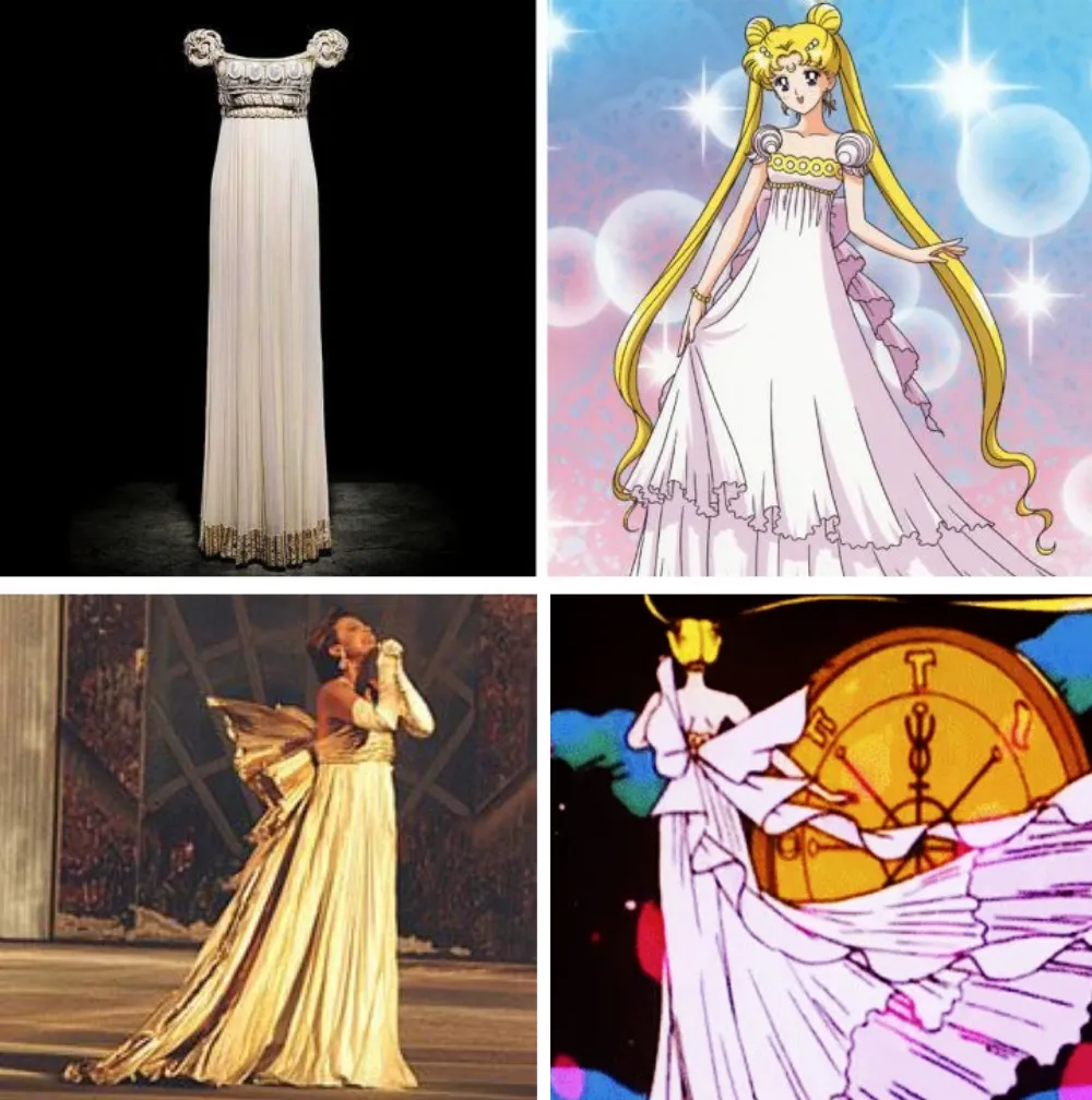 Sailor moon and high fashion, Dior