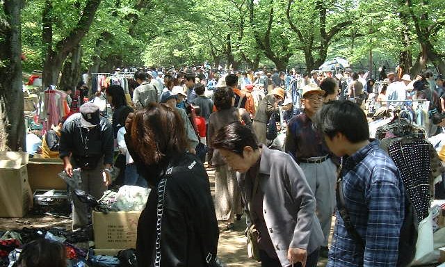 Fujimori park flea market